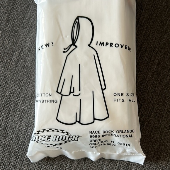 Race Rock Orlando Hooded Poncho NWOT - Picture 3 of 6